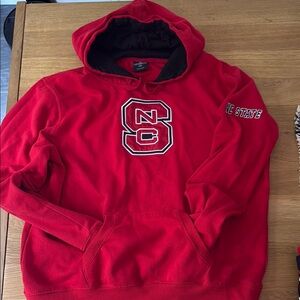 Red NC State Hoodie